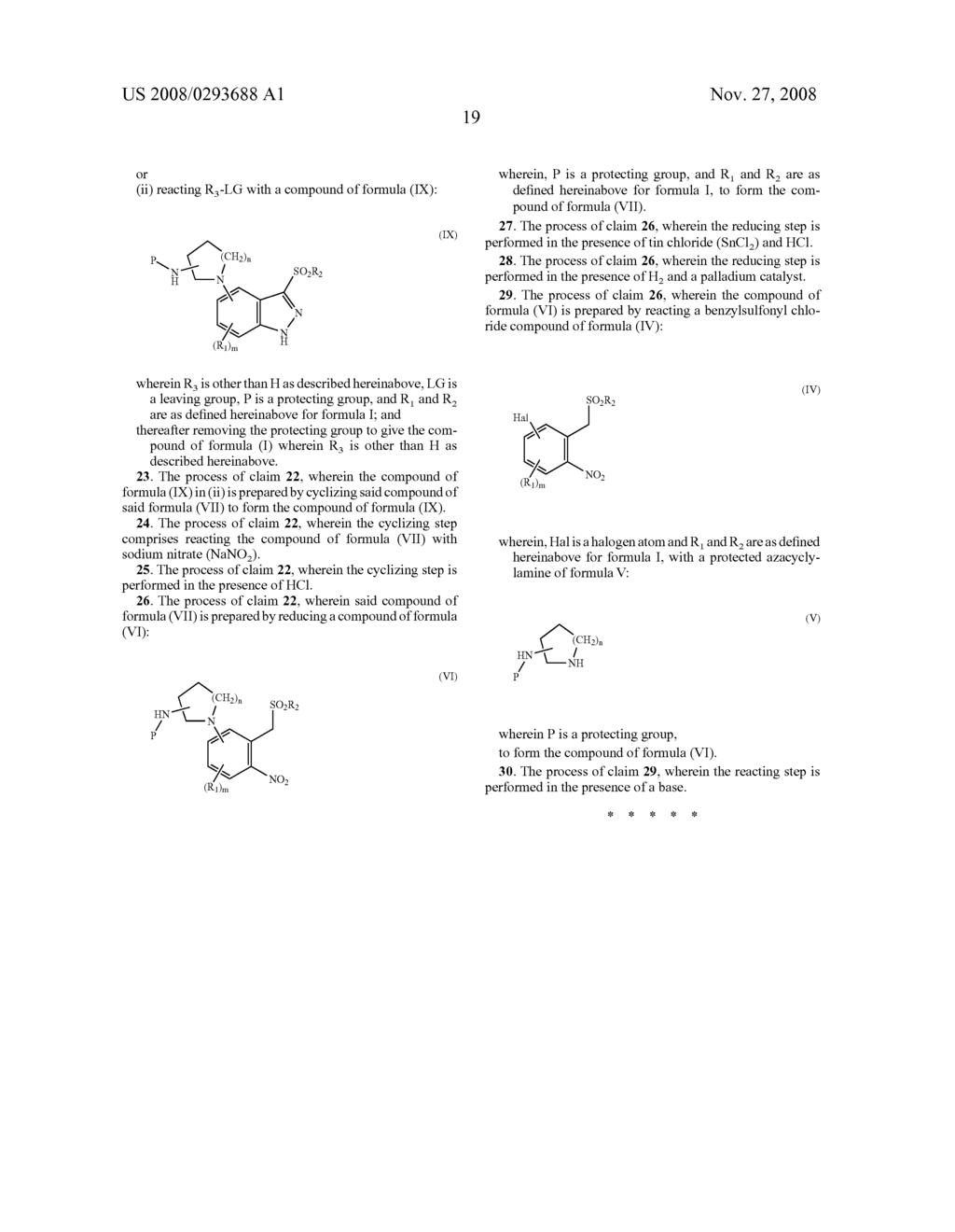 AMINOAZACYCLYL-3-SULFONYLINDAZOLES AS 5-HYDROXYTRYPTAMINE-6 LIGANDS - diagram, schematic, and image 20