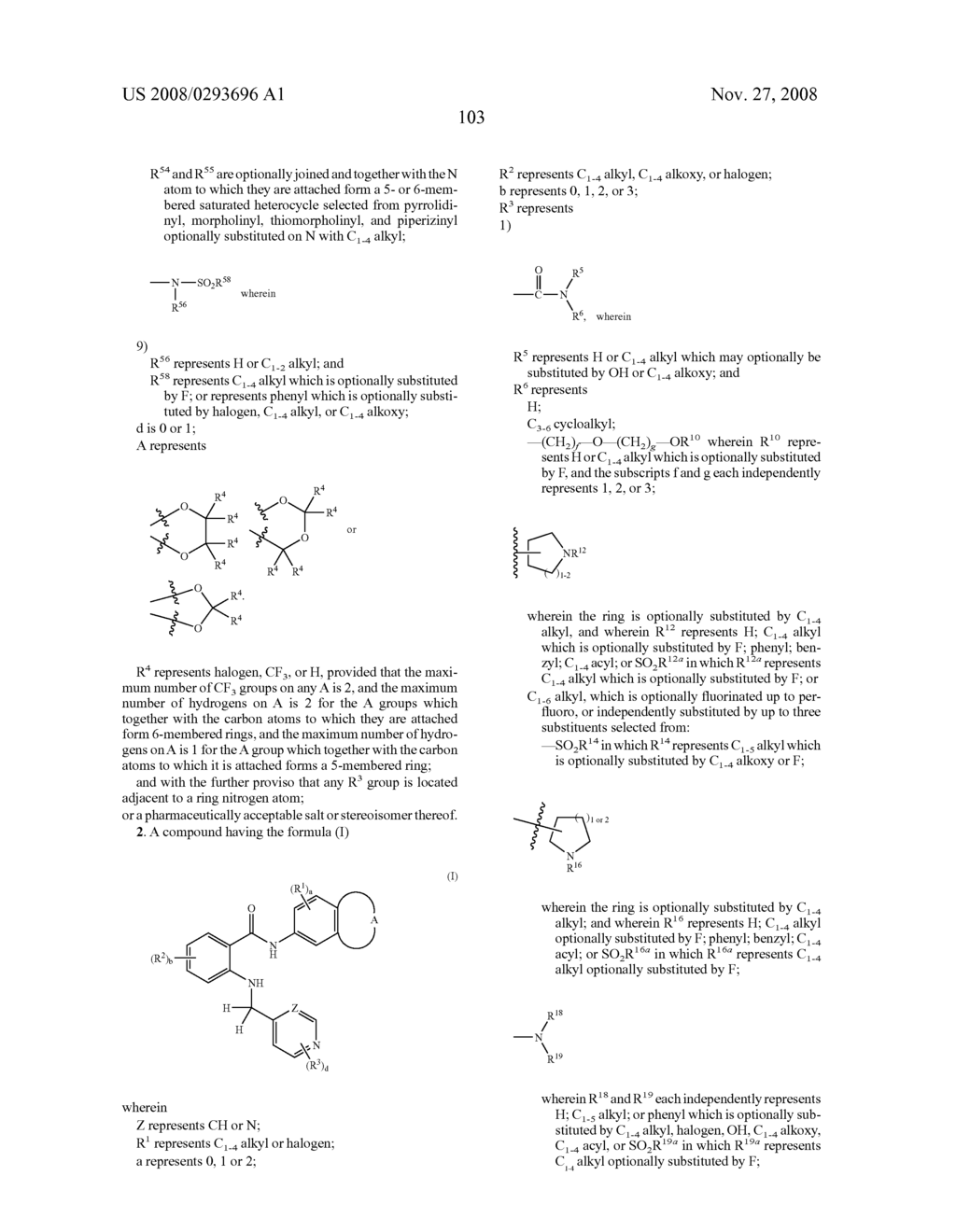2-Aminoarylcarboxamides Useful as Cancer Chemotherapeutic Agents - diagram, schematic, and image 104
