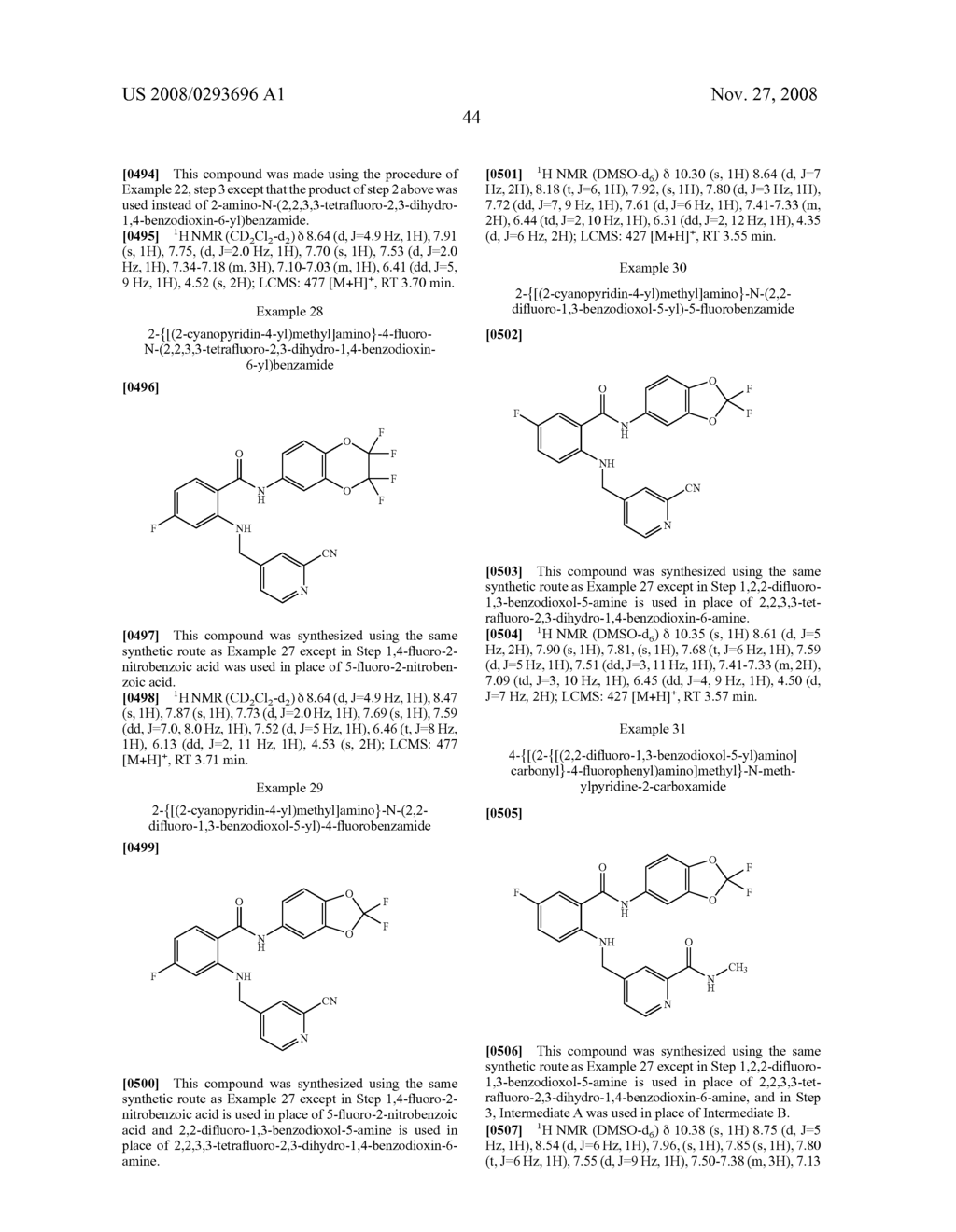 2-Aminoarylcarboxamides Useful as Cancer Chemotherapeutic Agents - diagram, schematic, and image 45