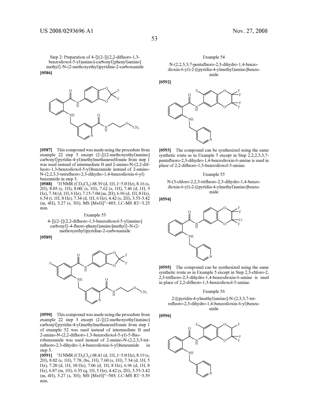 2-Aminoarylcarboxamides Useful as Cancer Chemotherapeutic Agents - diagram, schematic, and image 54