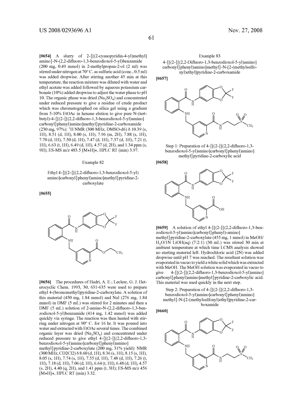 2-Aminoarylcarboxamides Useful as Cancer Chemotherapeutic Agents - diagram, schematic, and image 62