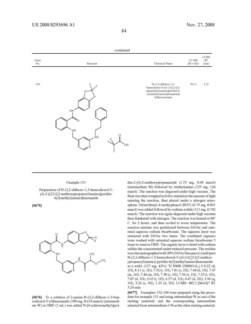2-Aminoarylcarboxamides Useful as Cancer Chemotherapeutic Agents - diagram, schematic, and image 85