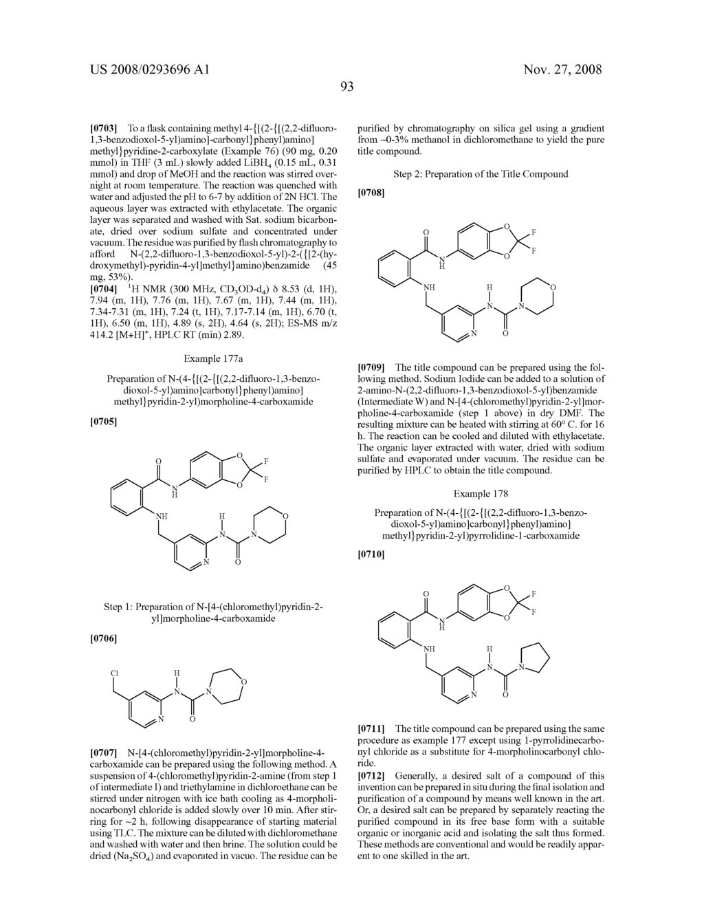 2-Aminoarylcarboxamides Useful as Cancer Chemotherapeutic Agents - diagram, schematic, and image 94