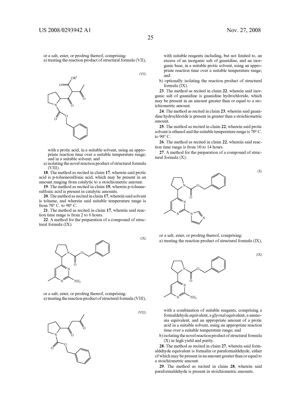 Methods of Preparing 2-Imidazol-1-Yl-4-Methyl-6-Pyrrolidin-2-Yl-Pyrimidine and 4-(1-Alkylpyrrolidin-2-Yl)-2-(1H-Imidazol-1-Yl)-6-Methylpyrimidine Derivatives - diagram, schematic, and image 26