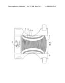 Absorbent article having a wetness indicator diagram and image