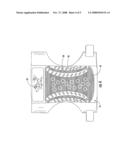 Absorbent article having a wetness indicator diagram and image