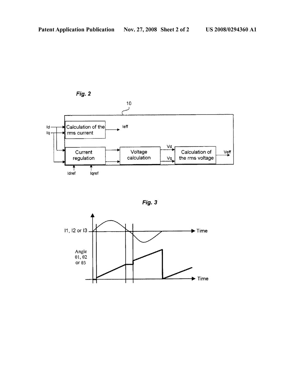 METHOD FOR DETECTING THE LOSS OF ONE OR MORE PHASES IN A PERMANENT-MAGNET SYNCHRONOUS ELECTRIC MOTOR - diagram, schematic, and image 03