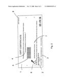 Method and system for delivering a purchase receipt diagram and image