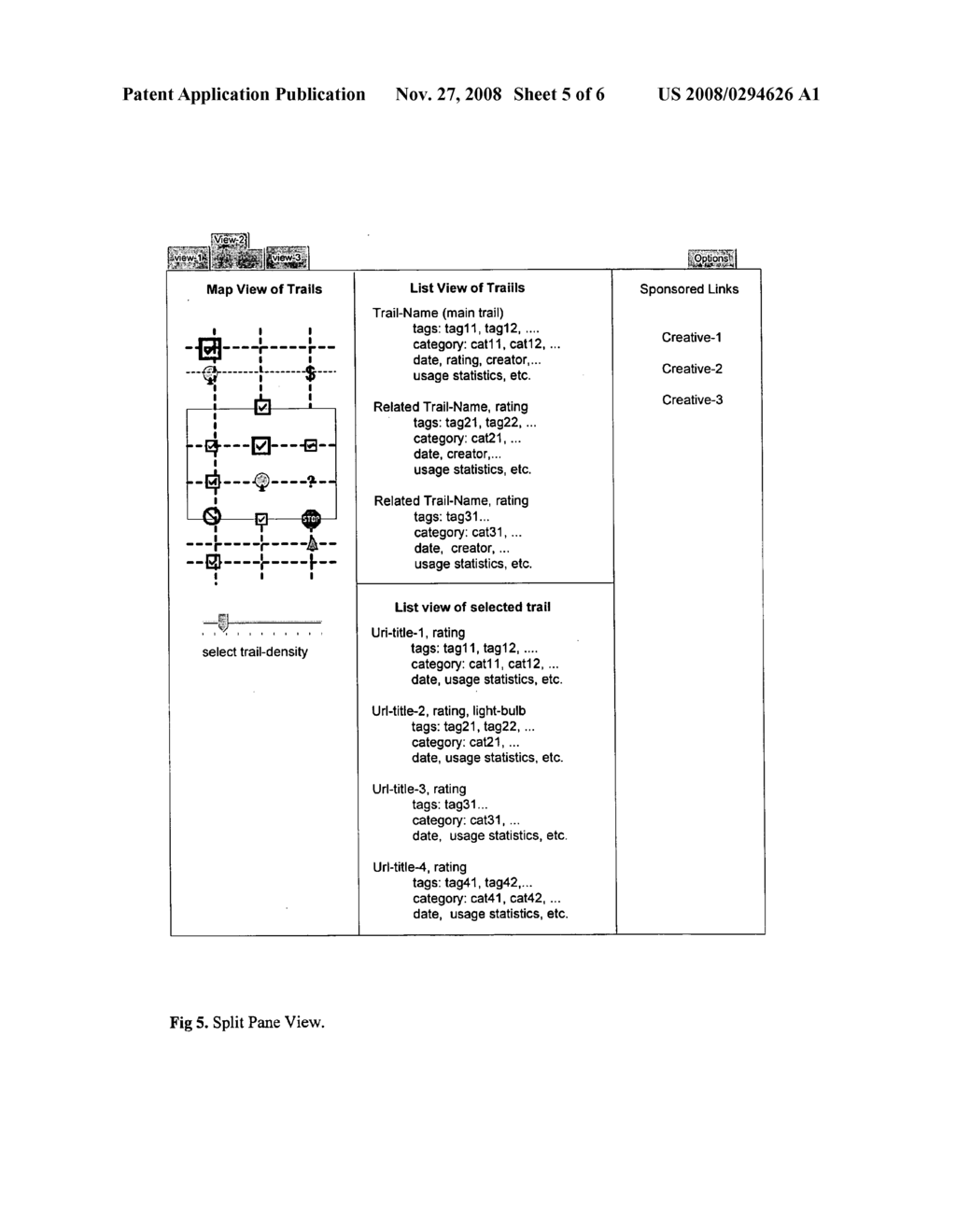 Method and apparatus for leveraged search and discovery - leveraging properties of trails and resources within - diagram, schematic, and image 06