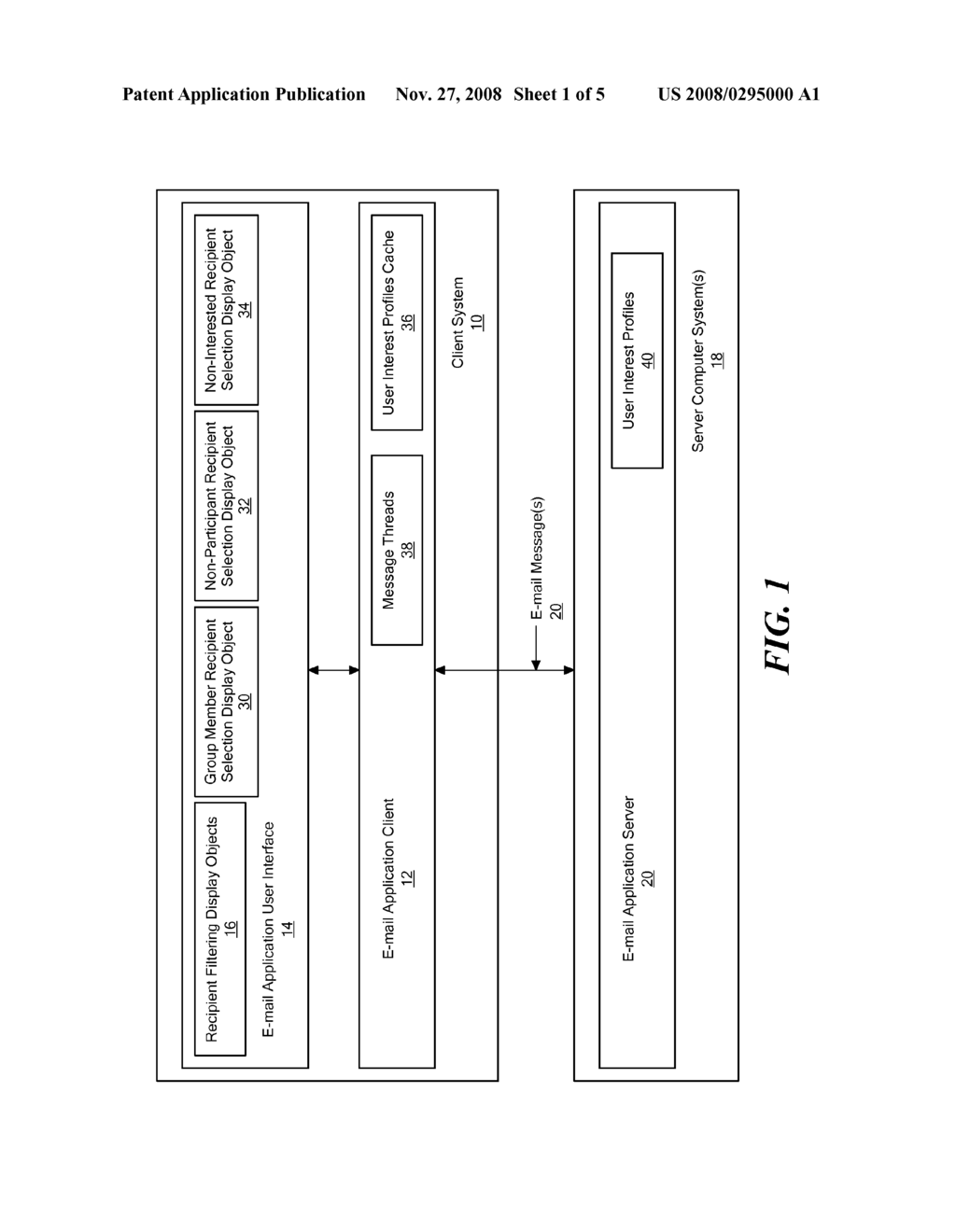 METHOD AND SYSTEM FOR REMOVING RECIPIENTS FROM A MESSAGE THREAD - diagram, schematic, and image 02