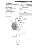 Fun shower brush diagram and image