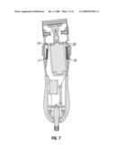 FREE PIVOTING CUTTING HEAD AND BLADE ASSEMBLY FOR HAIR CUTTER diagram and image