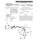 Bipod device for use with a firearm diagram and image