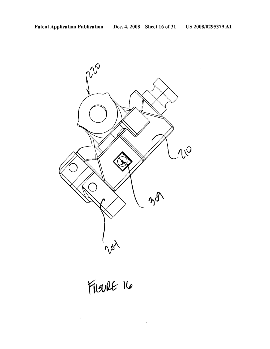 Bipod device for use with a firearm - diagram, schematic, and image 17