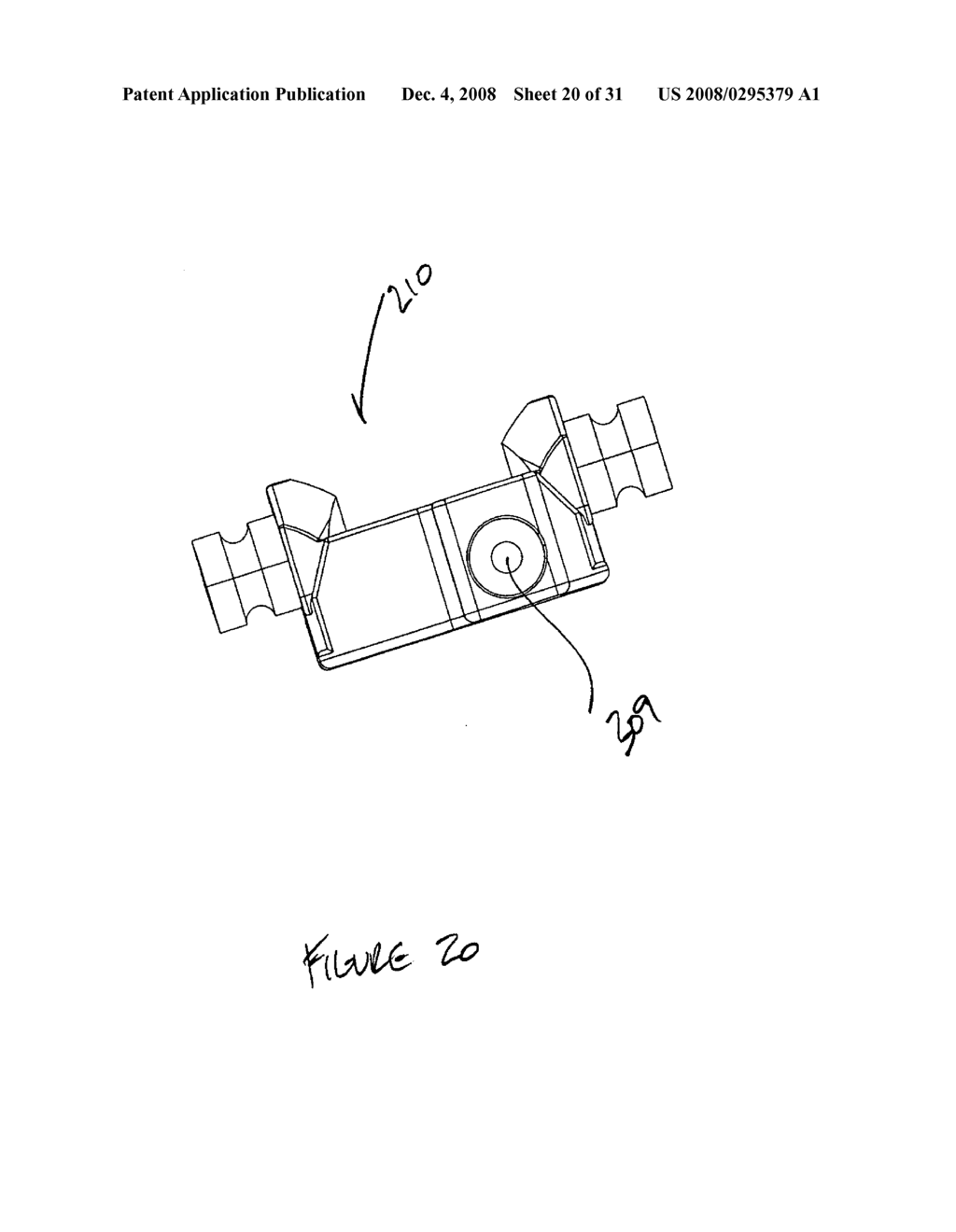 Bipod device for use with a firearm - diagram, schematic, and image 21