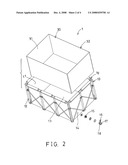 Container device for bathing or swimming diagram and image