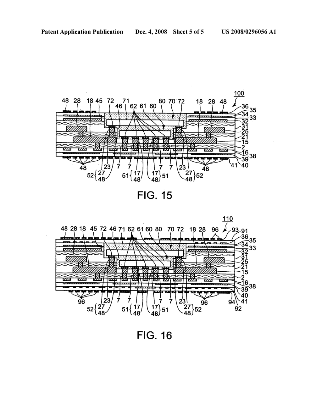 Printed circuit board, production method therefor, electronic-component carrier board using printed circuit board, and production method therefor - diagram, schematic, and image 06