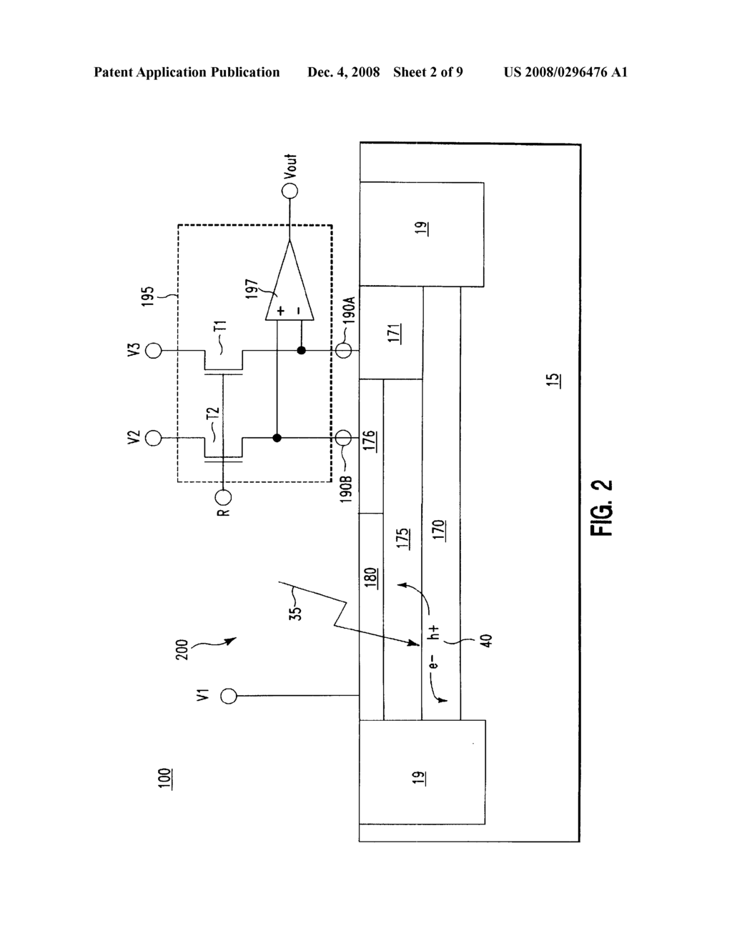 PIXEL SENSOR CELL FOR COLLECTING ELECTIONS AND HOLES - diagram, schematic, and image 03