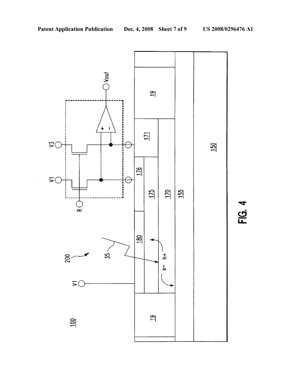 PIXEL SENSOR CELL FOR COLLECTING ELECTIONS AND HOLES - diagram, schematic, and image 08