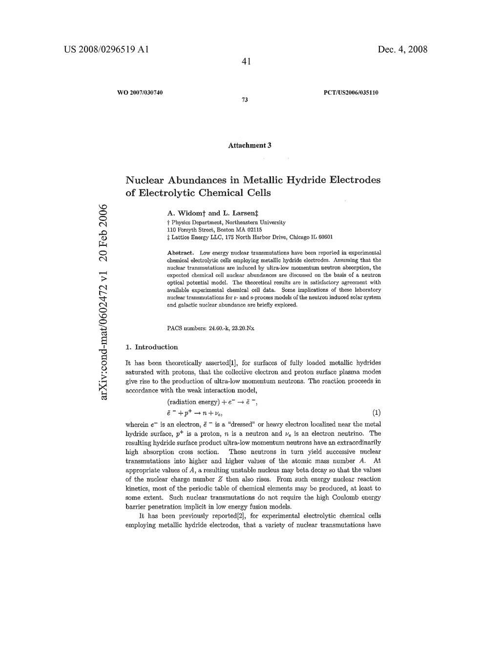 Apparatus and Method for Absorption of Incident Gamma Radiation and its Conversion to Outgoing Radiation at Less Penetrating, Lower Energies and Frequencies - diagram, schematic, and image 66