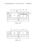 STRUCTURE AND METHOD FOR MANUFACTURING STRAINED SILICON DIRECTLY-ON-INSULATOR SUBSTRATE WITH HYBRID CRYSTALLINE ORIENTATION AND DIFFERENT STRESS LEVELS diagram and image