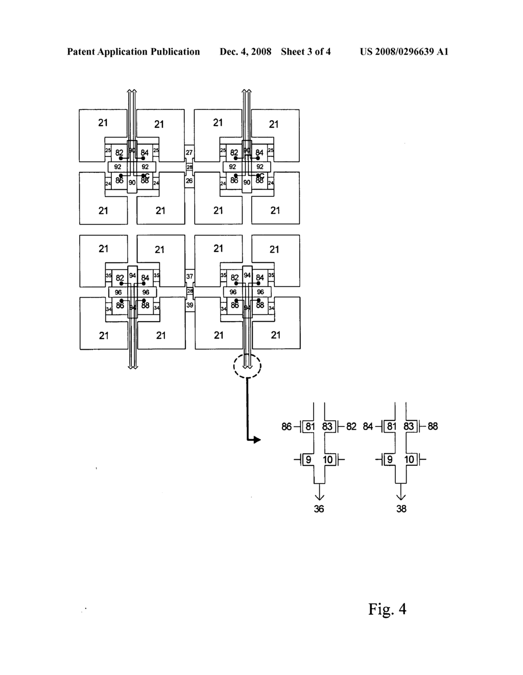 Semiconductor image sensor array device, apparatus comprising such a device and method for operating such a device - diagram, schematic, and image 04