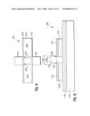 SEMICONDUCTOR TRANSISTORS WITH EXPANDED TOP PORTIONS OF GATES diagram and image