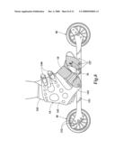 PAIR OF WHEELED SKATE-SKIS USABLE ON MOST TERRAINS diagram and image