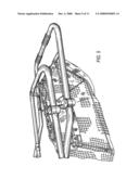 COLLAPSIBLE TRANSPORTATION DEVICE HAVING A BASKET WITH A MOVABLE FLOOR diagram and image