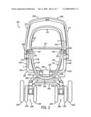 Stroller with Seat Height Adjustment diagram and image