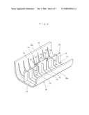 Interior parts for a vehicle diagram and image