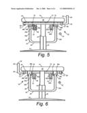 Salon chair having movable foot rest diagram and image