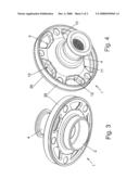 Wheel Hub Comprising Axial Recesses Formed Between the Holes for Wheel Nuts diagram and image
