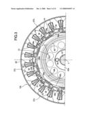 Rotor for rotating electrical machine diagram and image