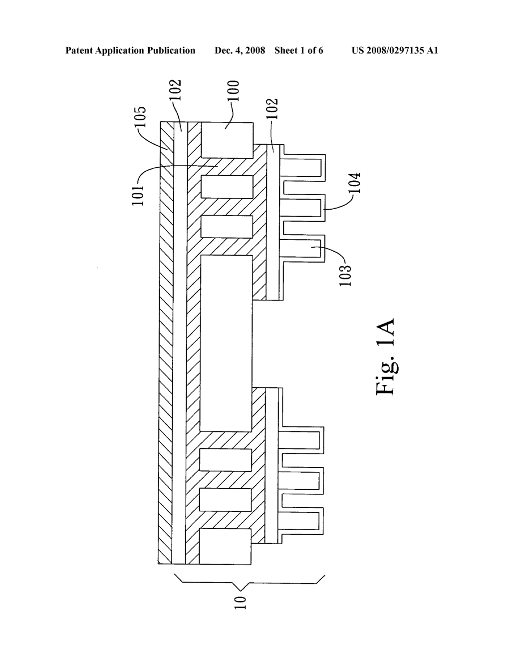 Microarray bioprobe device integrated with an amplifier having bottom-gate thin film transistors - diagram, schematic, and image 02