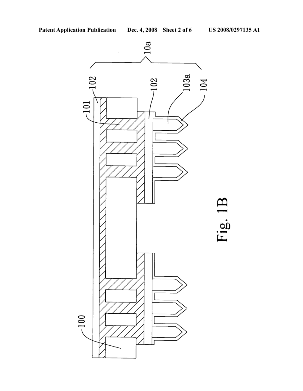 Microarray bioprobe device integrated with an amplifier having bottom-gate thin film transistors - diagram, schematic, and image 03