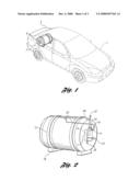 FUEL RETENTION MONITORING SYSTEM FOR A PRESSURIZED HYDROGEN STORAGE TANK ON A VEHICLE AND METHOD OF USE diagram and image