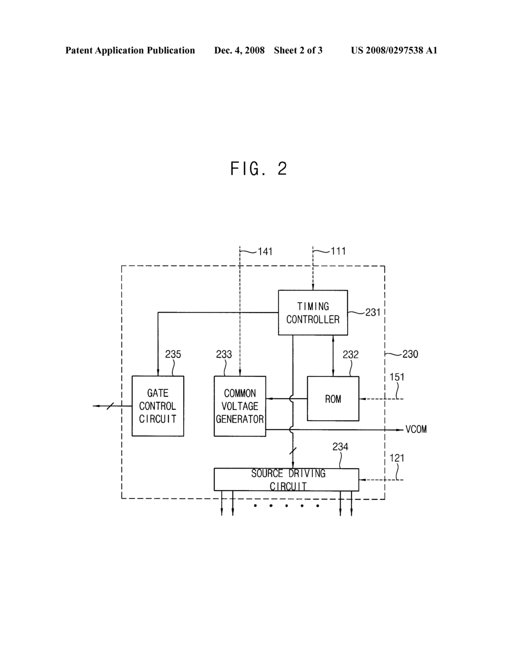 APPARATUS AND METHOD FOR SETTING A COMMON VOLTAGE - diagram, schematic, and image 03