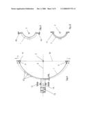 Focusing-device for the radiation from a light source diagram and image