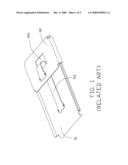 SLIDING COVER MECHANISM OF PORTABLE ELECTRONIC DEVICE diagram and image