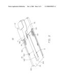 SLIDING COVER MECHANISM OF PORTABLE ELECTRONIC DEVICE diagram and image