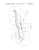 SLIDING COVER MECHANISM OF PORTABLE ELECTRONIC DEVICE diagram and image