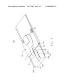 SLIDING COVER MECHANISM OF PORTABLE ELECTRONIC DEVICE diagram and image