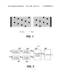 Apparatus and method for determining positions of pilot sub-carries in an OFDM symbol diagram and image