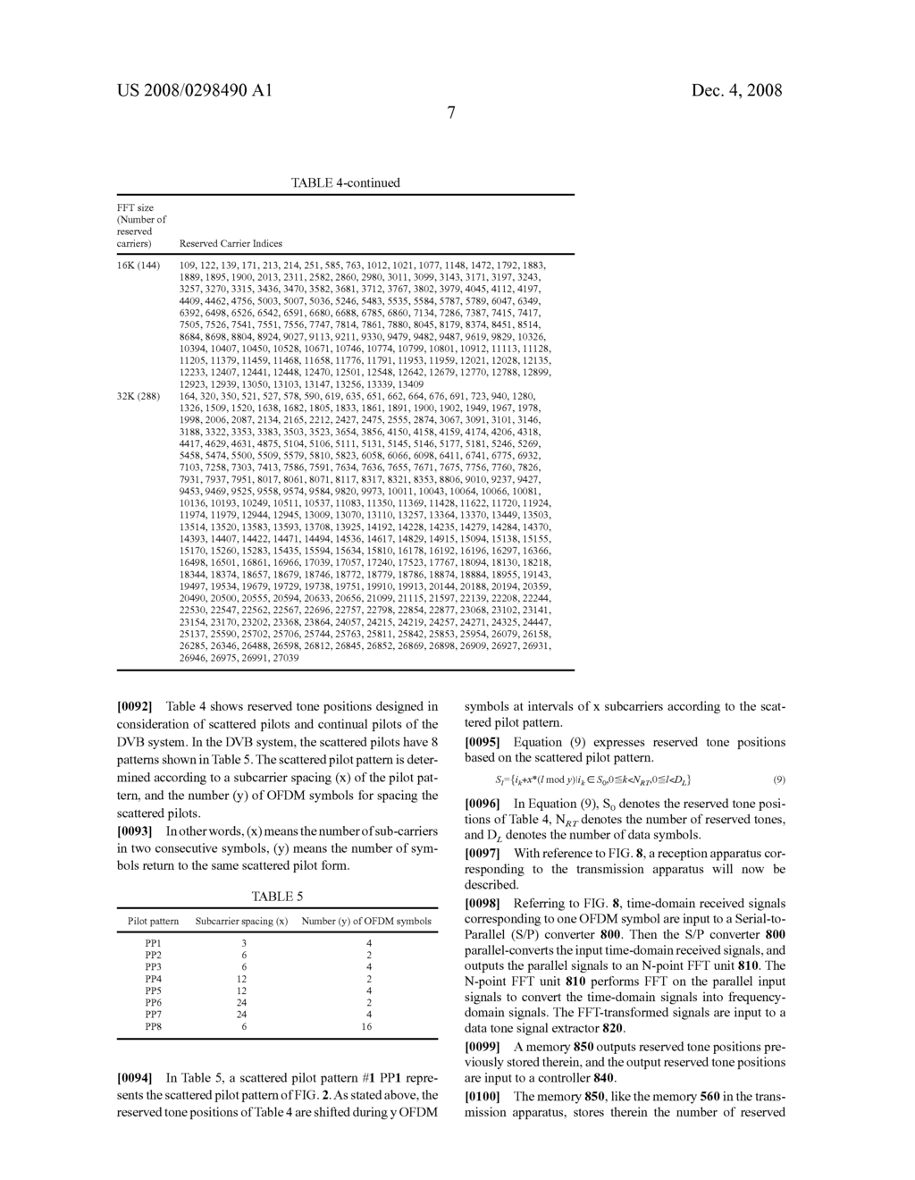 APPARATUS AND METHOD FOR REDUCING PEAK TO AVERAGE POWER RATIO IN AN ORTHOGONAL FREQUENCY DIVISION MULTIPLEXING SYSTEM - diagram, schematic, and image 17