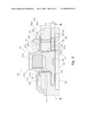 HYDRODYNAMIC BEARING DEVICE, SPINDLE MOTOR EQUIPPED WITH SAME, AND RECORDING AND REPRODUCING APPARATUS diagram and image