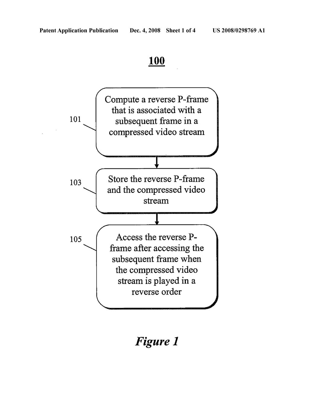 METHOD AND SYSTEM FOR GENERATING COMPRESSED VIDEO TO IMPROVE REVERSE PLAYBACK - diagram, schematic, and image 02
