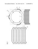 Wafer Cassette, Wafer Cassette Pod and Minienvironment Chamber Loadport Arrangement with a Minienvironment Chamber and a Wafer Cassette Pod with a Wafer Cassette diagram and image