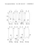 Method of Processing a Container and Base Cup Structure for Removal of Vacuum Pressure diagram and image