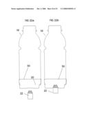 Method of Processing a Container and Base Cup Structure for Removal of Vacuum Pressure diagram and image